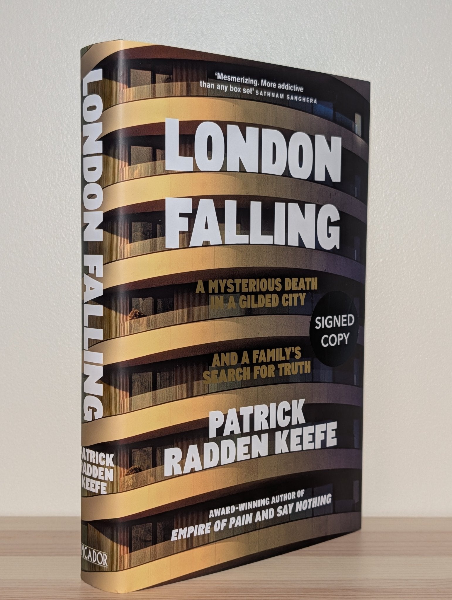 London Falling by Patrick Radden Keefe (Signed First Edition) - Fialta Books