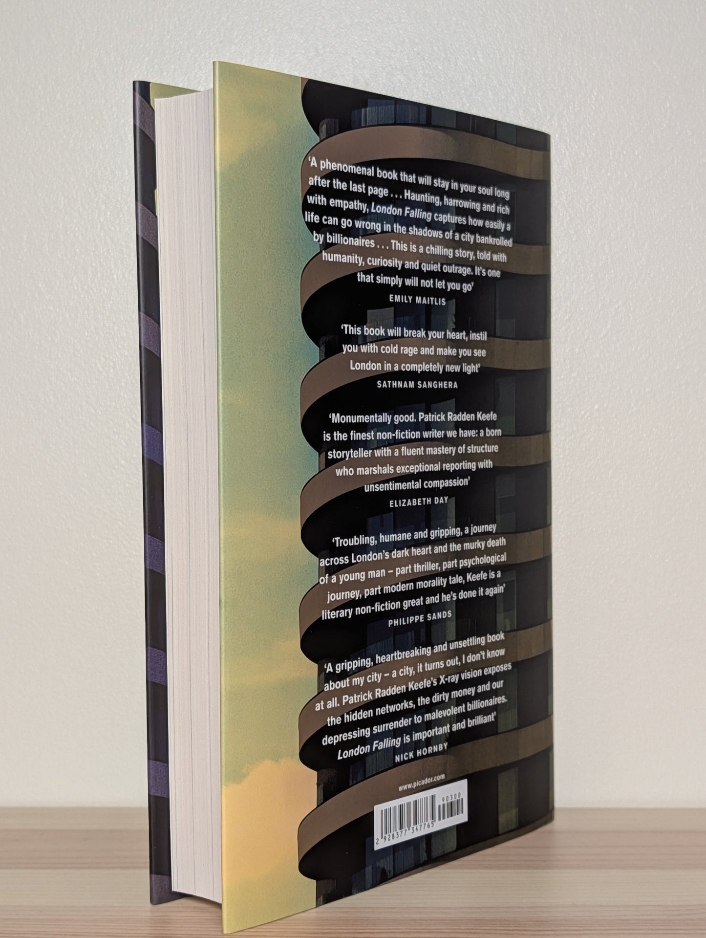 London Falling by Patrick Radden Keefe (Signed First Edition) - Fialta Books