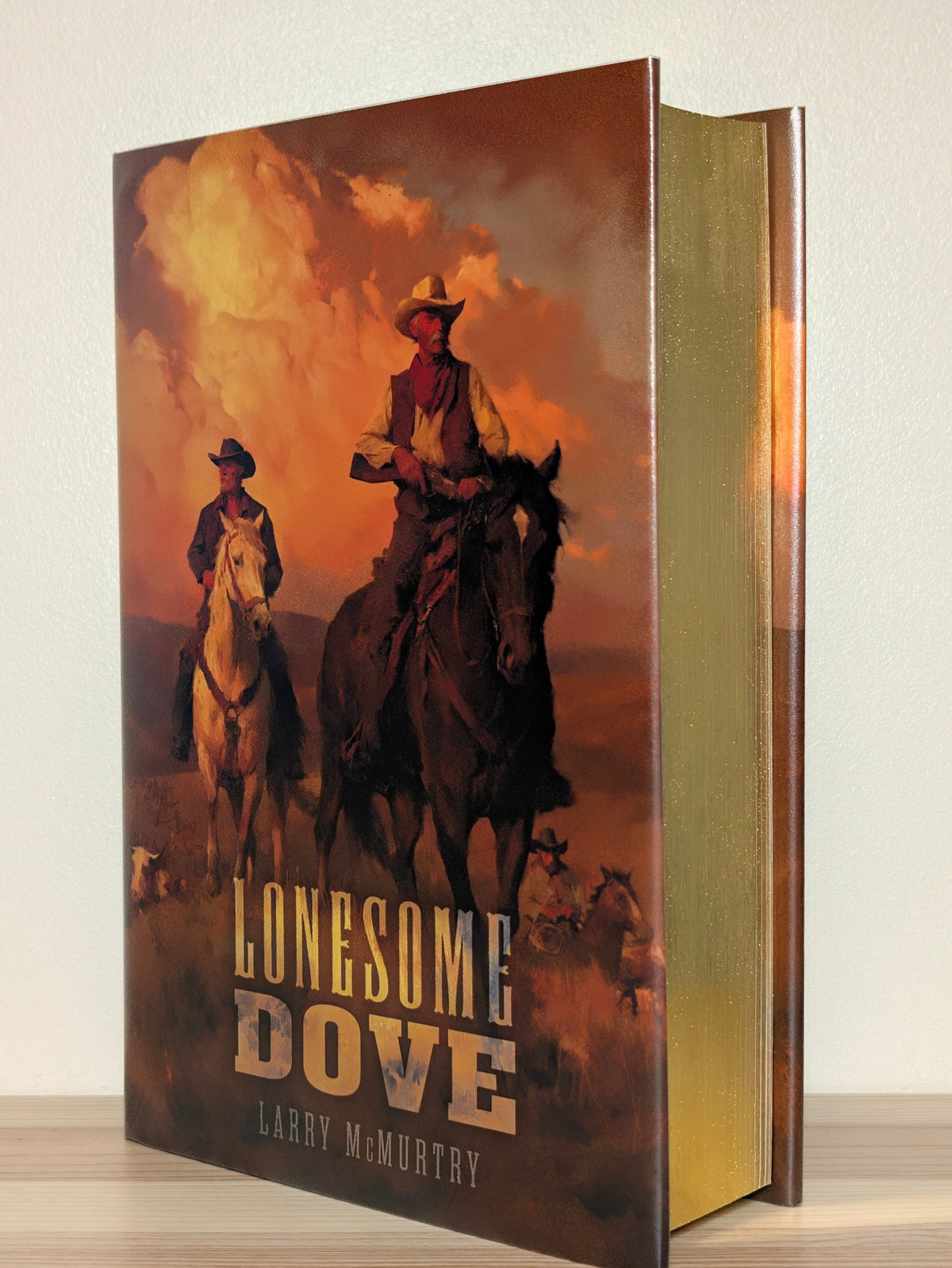 Lonesome Dove by Larry McMurtry (Deluxe Edition with giled edges) - Fialta Books