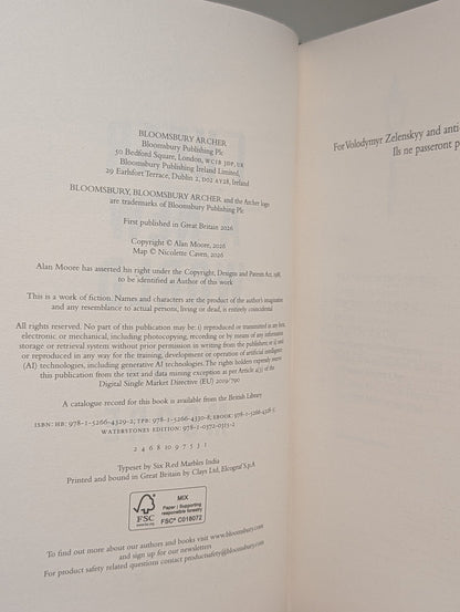 Long London: The Great When; I Hear A New World by Alan Moore (Signed Set with sprayed edges) - Fialta Books