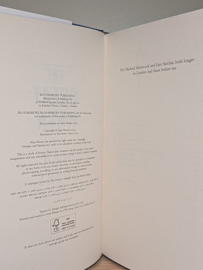 Long London: The Great When; I Hear A New World by Alan Moore (Signed Set with sprayed edges) - Fialta Books