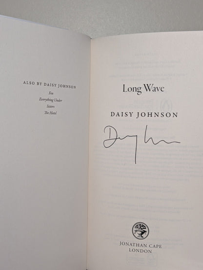 Long Wave by Daisy Johnson (Signed First Edition) - Fialta Books