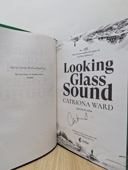Looking Glass Sound by Catriona Ward (Signed First Edition with sprayed edges) - Fialta Books