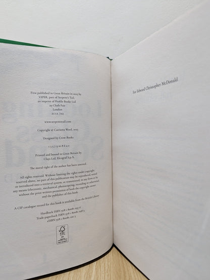 Looking Glass Sound by Catriona Ward (Signed First Edition with sprayed edges) - Fialta Books