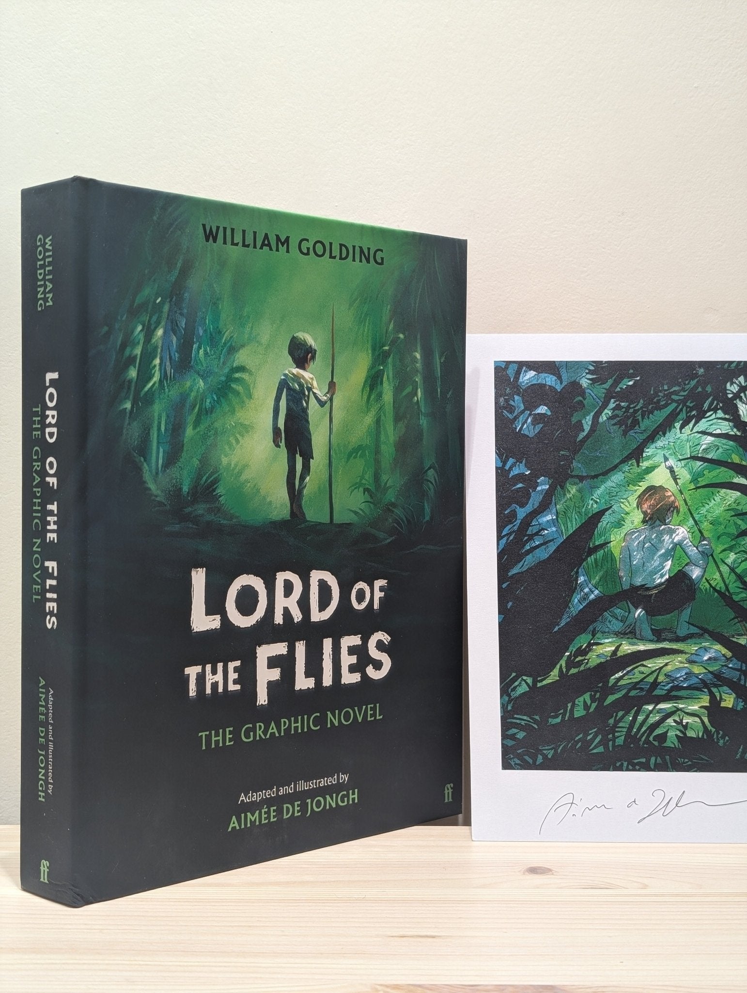 Lord of the Flies: Graphic Novel adaptation by William Golding (Signed First Edition with signed print) - Fialta Books