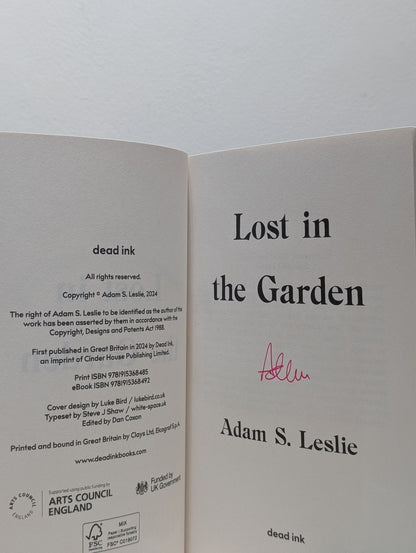 Lost in the Garden by Adam S. Leslie (Signed First Edition) - Fialta Books
