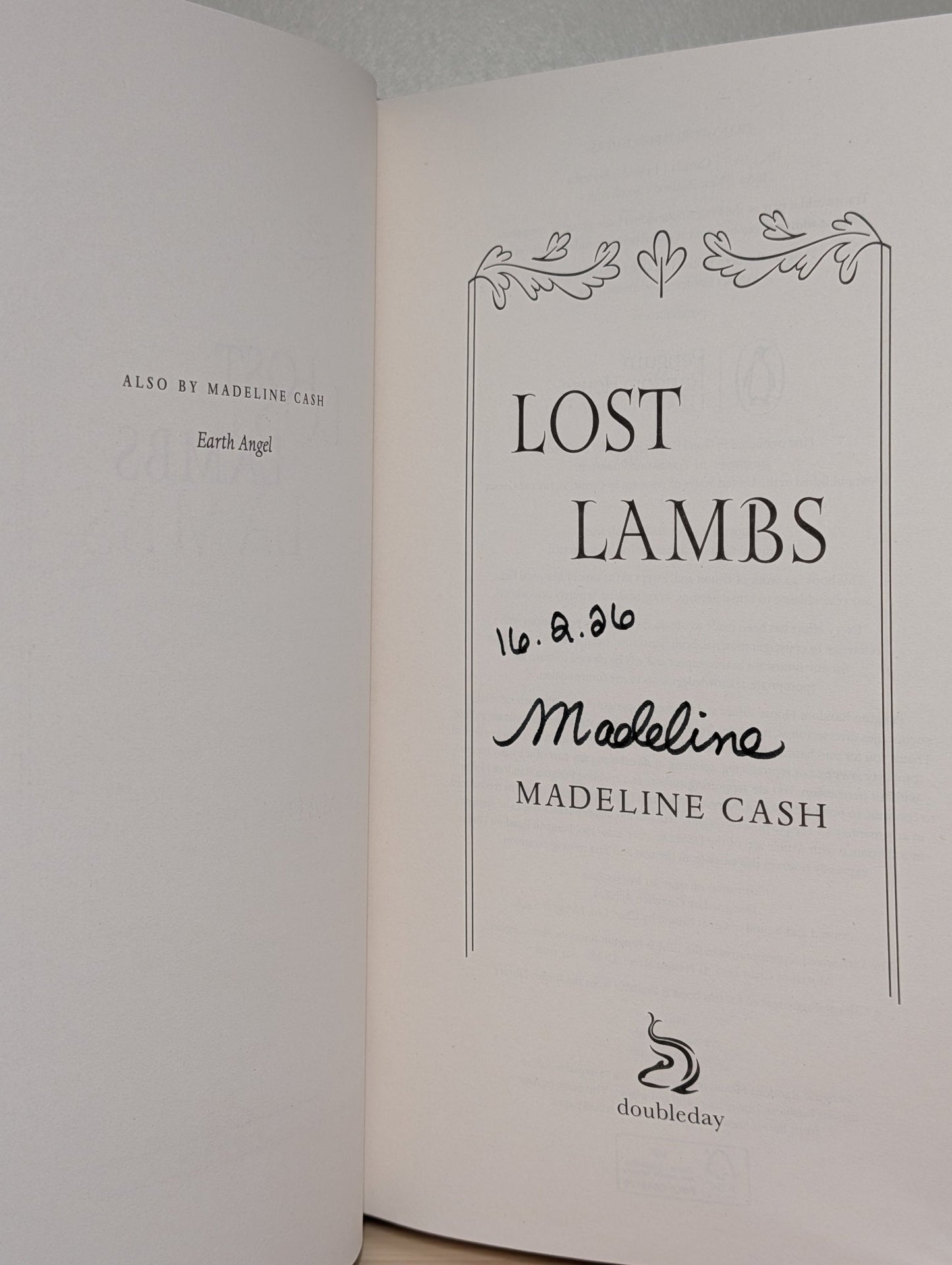 Lost Lambs by Madeline Cash (Signed Dated First Edition) - Fialta Books