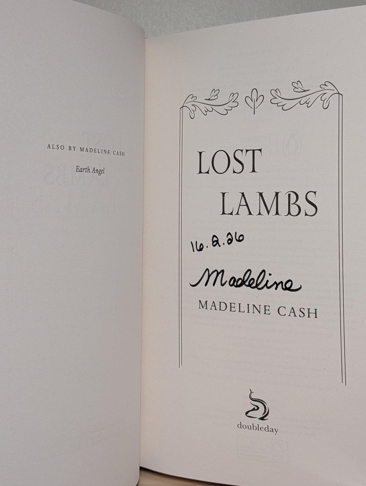 Lost Lambs by Madeline Cash (Signed Dated First Edition) - Fialta Books