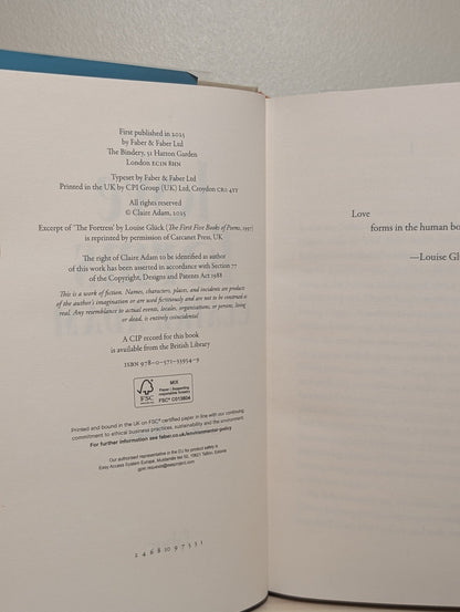 Love Forms by Claire Adam (Signed First Edition) - Fialta Books