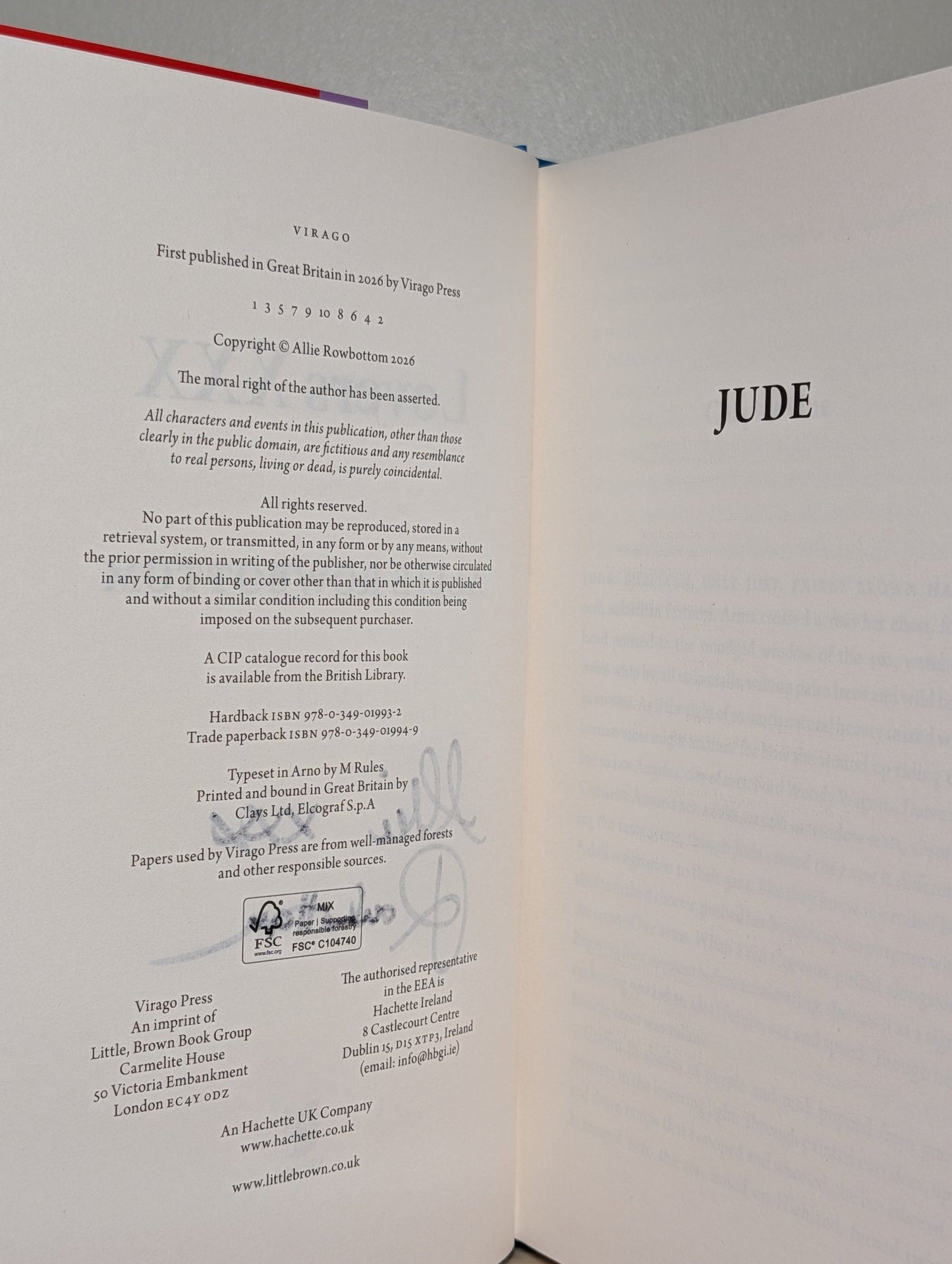 Lovers XXX by Allie Rowbottom (Signed First Edition) - Fialta Books