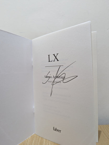 LX by Simon Armitage (Signed pamphlet) - Fialta Books