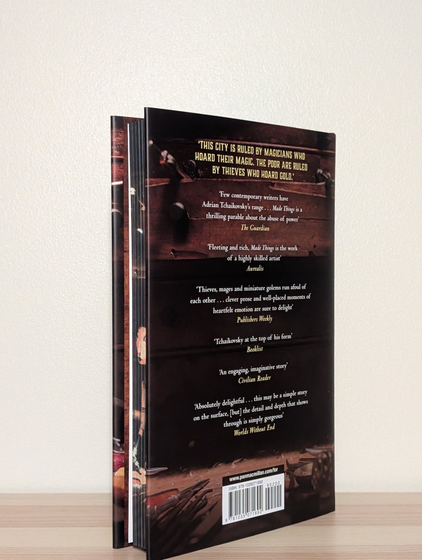 Made Things by Adrian Tchaikovsky (Signed First Edition with sprayed edges) - Fialta Books