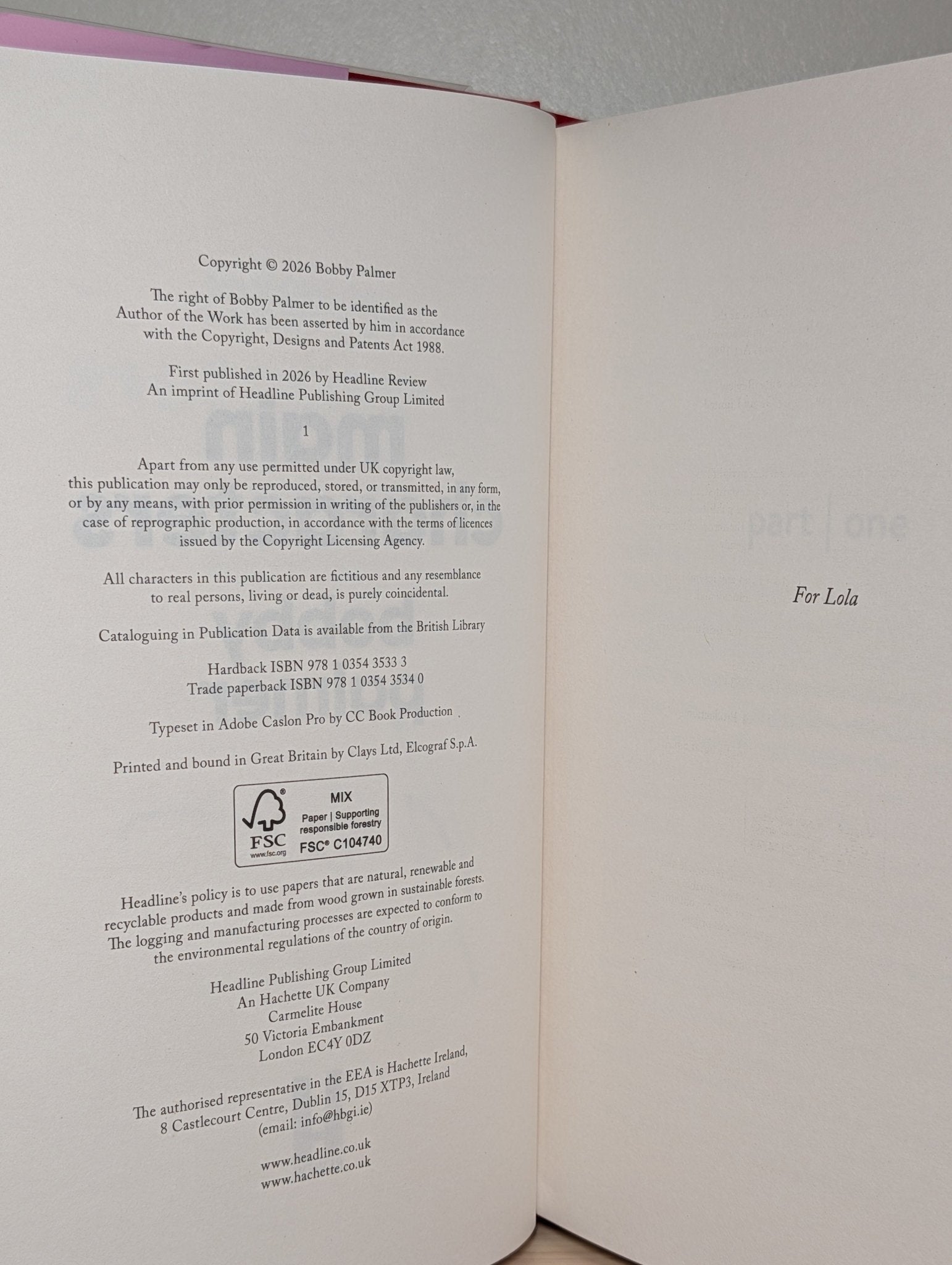 Main Characters by Bobby Palmer (Signed First Edition) - Fialta Books