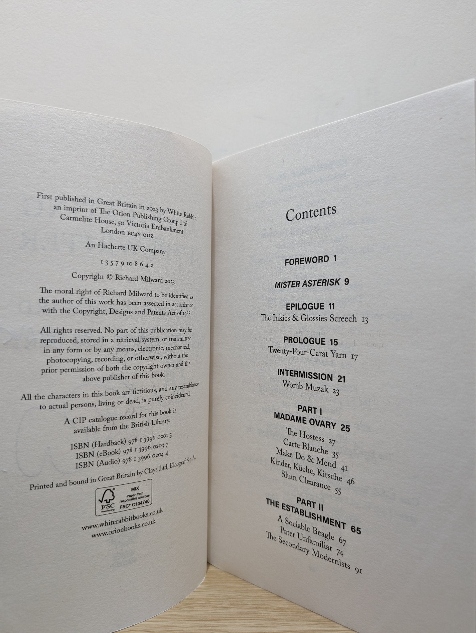 Man - Eating Typewriter by Richard Milward (Signed Lined First Edition) - Fialta Books