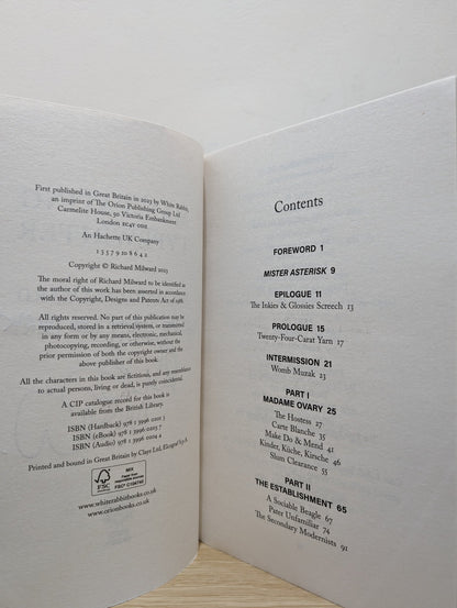 Man - Eating Typewriter by Richard Milward (Signed Lined First Edition) - Fialta Books