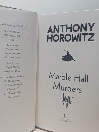 Marble Hall Murders by Anthony Horowitz (Signed First Edition) - Fialta Books