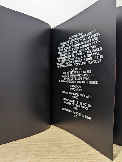 Marina Abramovic: A Visual Biography by Katya Tylevich (Signed First Edition) - Fialta Books