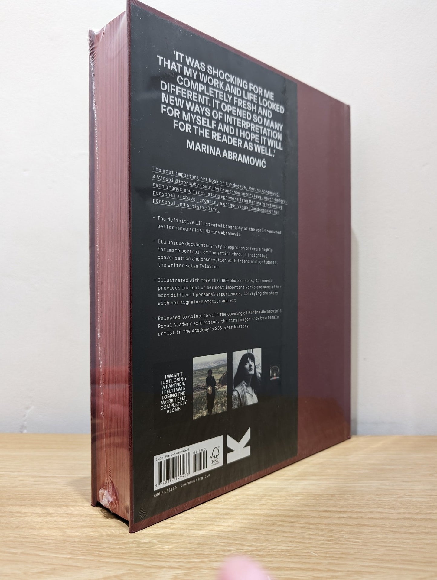 Marina Abramovic: A Visual Biography by Katya Tylevich (Signed First Edition) - Fialta Books