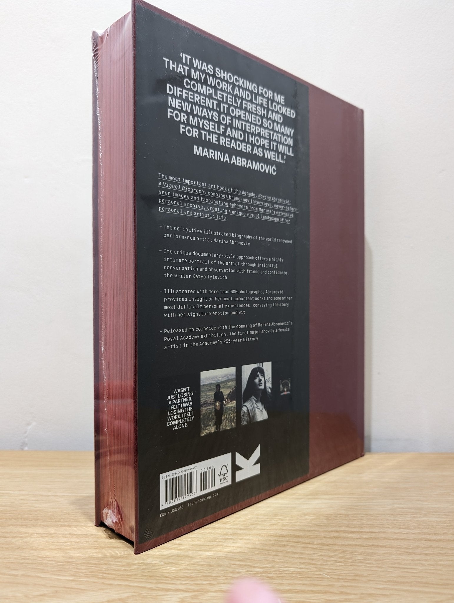 Marina Abramovic: A Visual Biography by Katya Tylevich (Signed First Edition) - Fialta Books