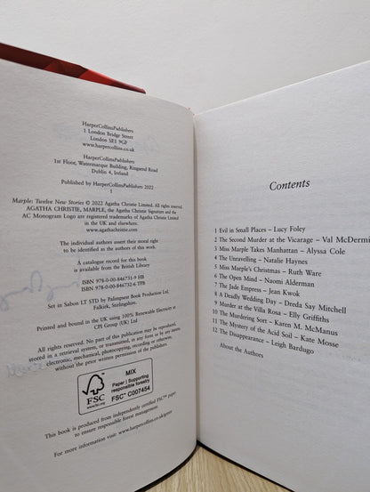 Marple: Twelve New Stories (Signed First Edition with gold foiled board) - Fialta Books