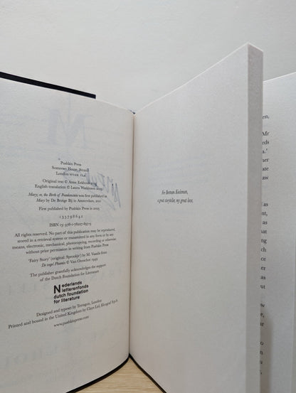 Mary: or, The Birth of Frankenstein by Anne Eekhout (Signed First Edition) - Fialta Books