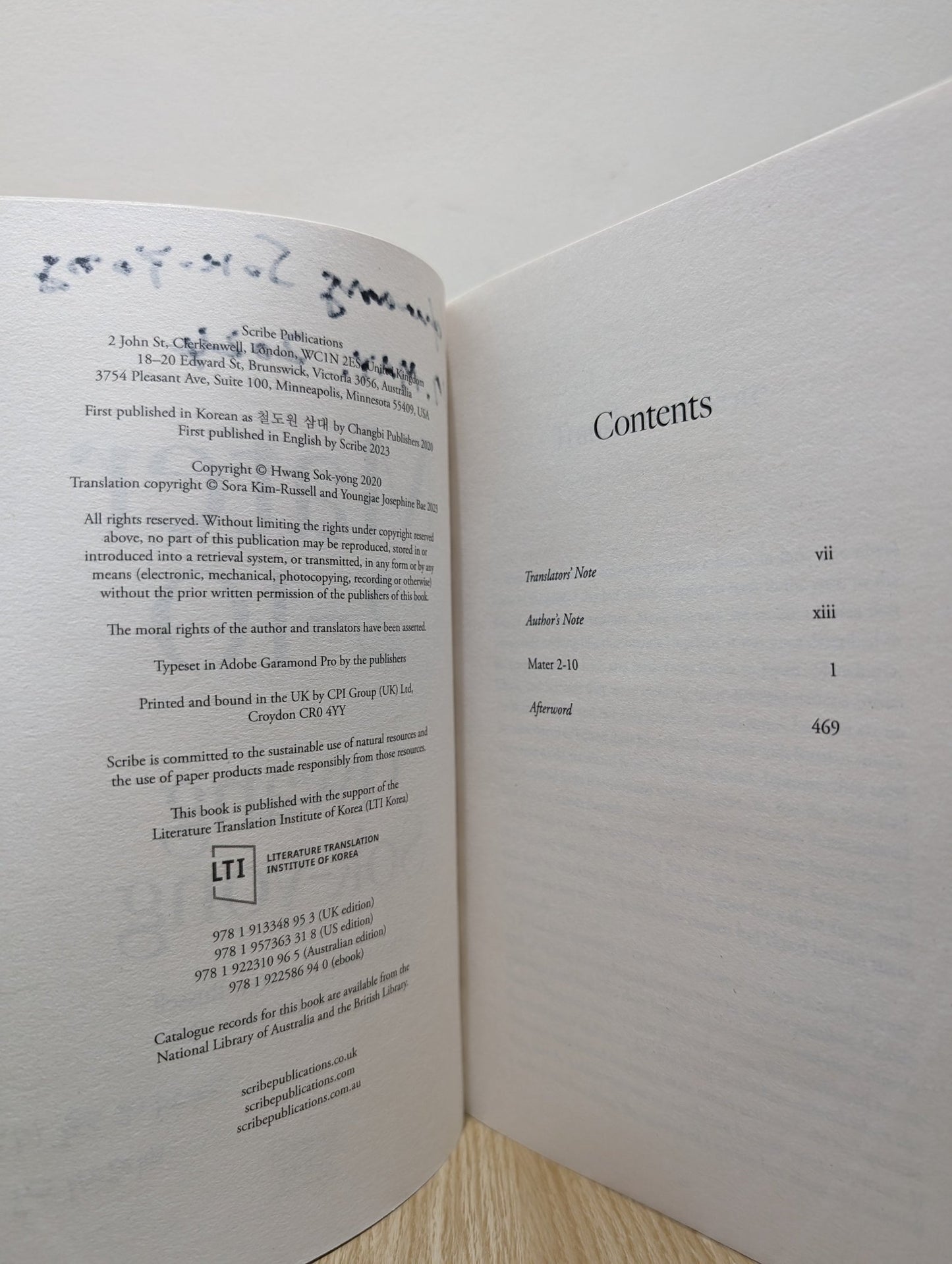 Mater 2 - 10 by Hwang Sok - yong (Signed Dated First Edition) - Fialta Books