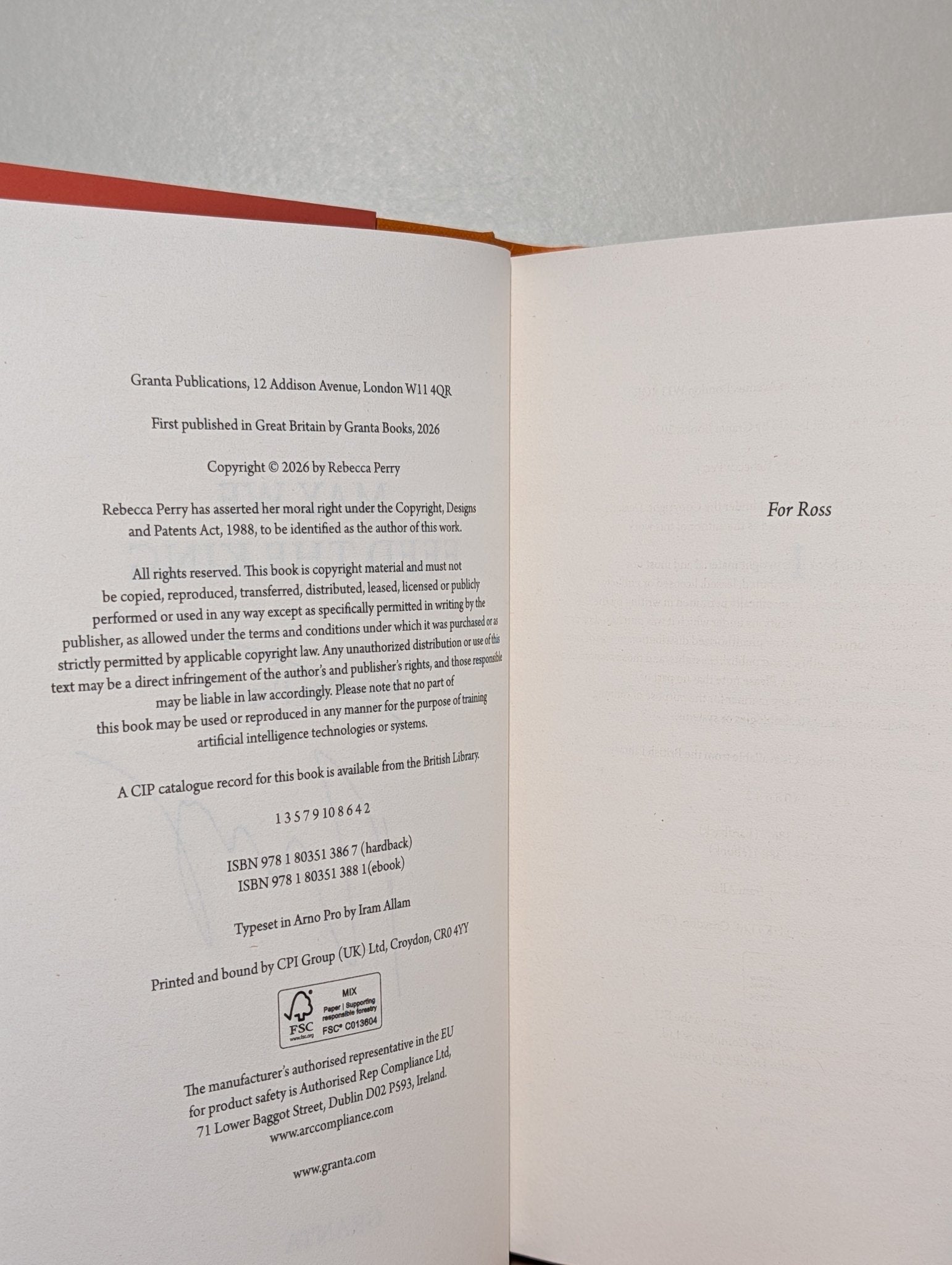 May We Feed the King by Rebecca Perry (Signed First Edition) - Fialta Books