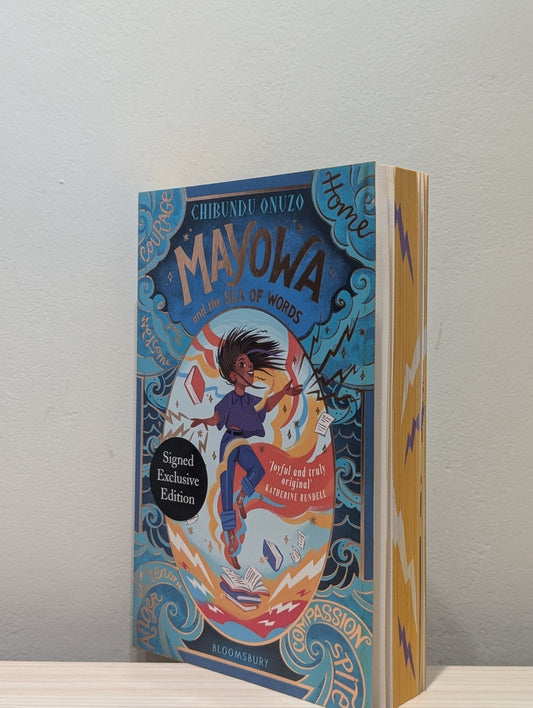 Mayowa and the Sea of Words by Chibundu Onuzo (Signed First Paperback Edition with sprayed edges) - Fialta Books