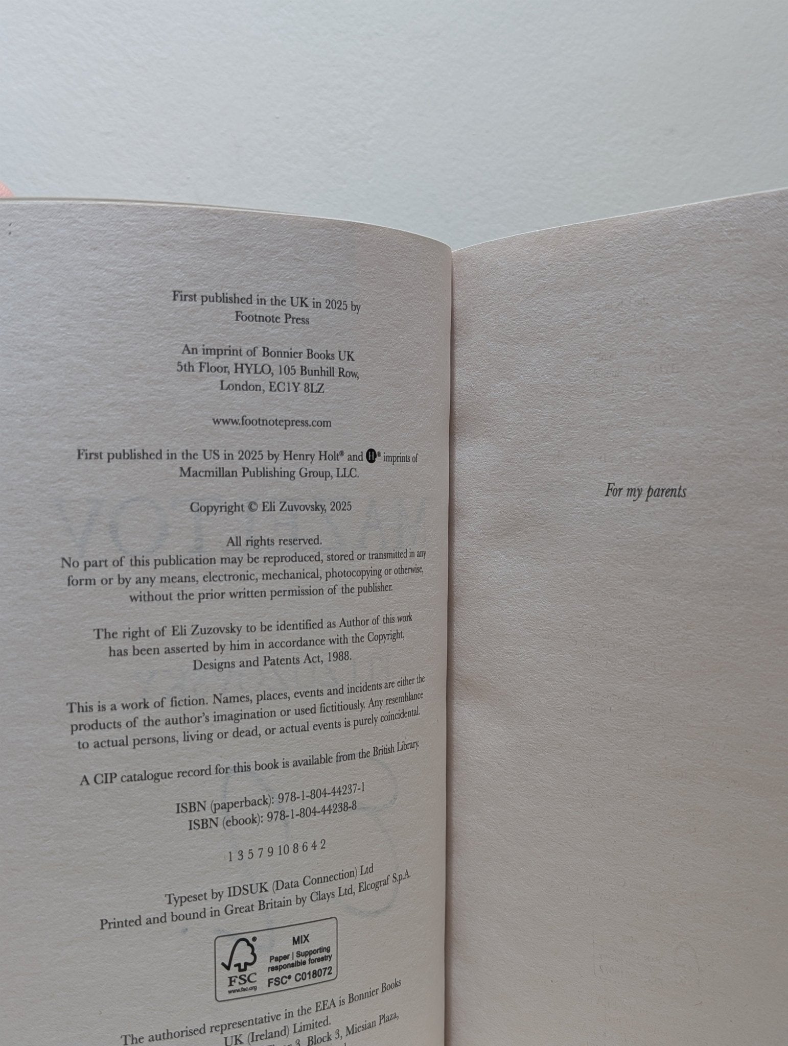 Mazeltov by Eli Zuzovsky (Signed First Edition) - Fialta Books