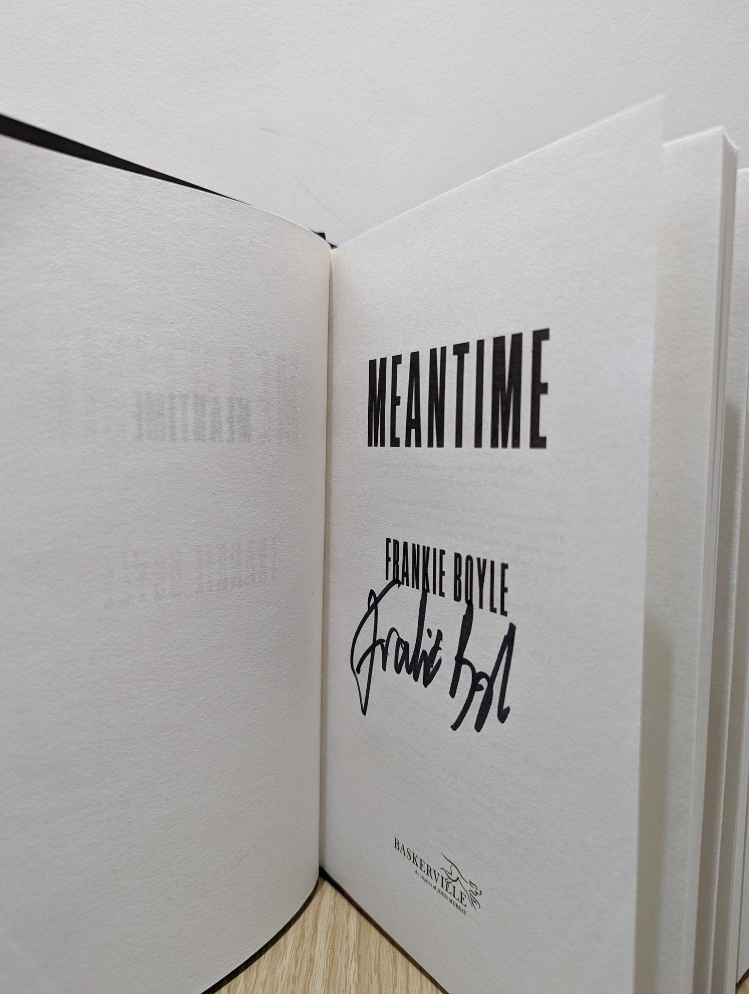 Meantime by Frankie Boyle (Signed First Edition) - Fialta Books