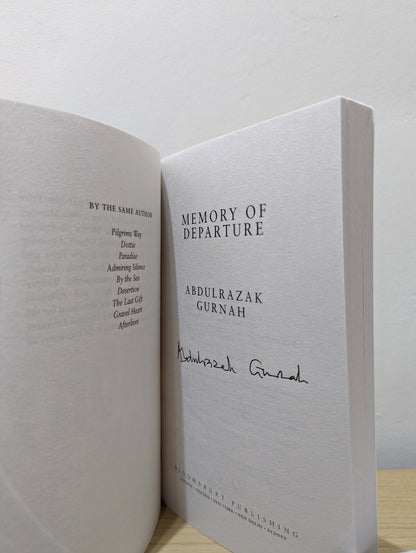 Memory of Departure by Abdulrazak Gurnah (Signed) - Fialta Books