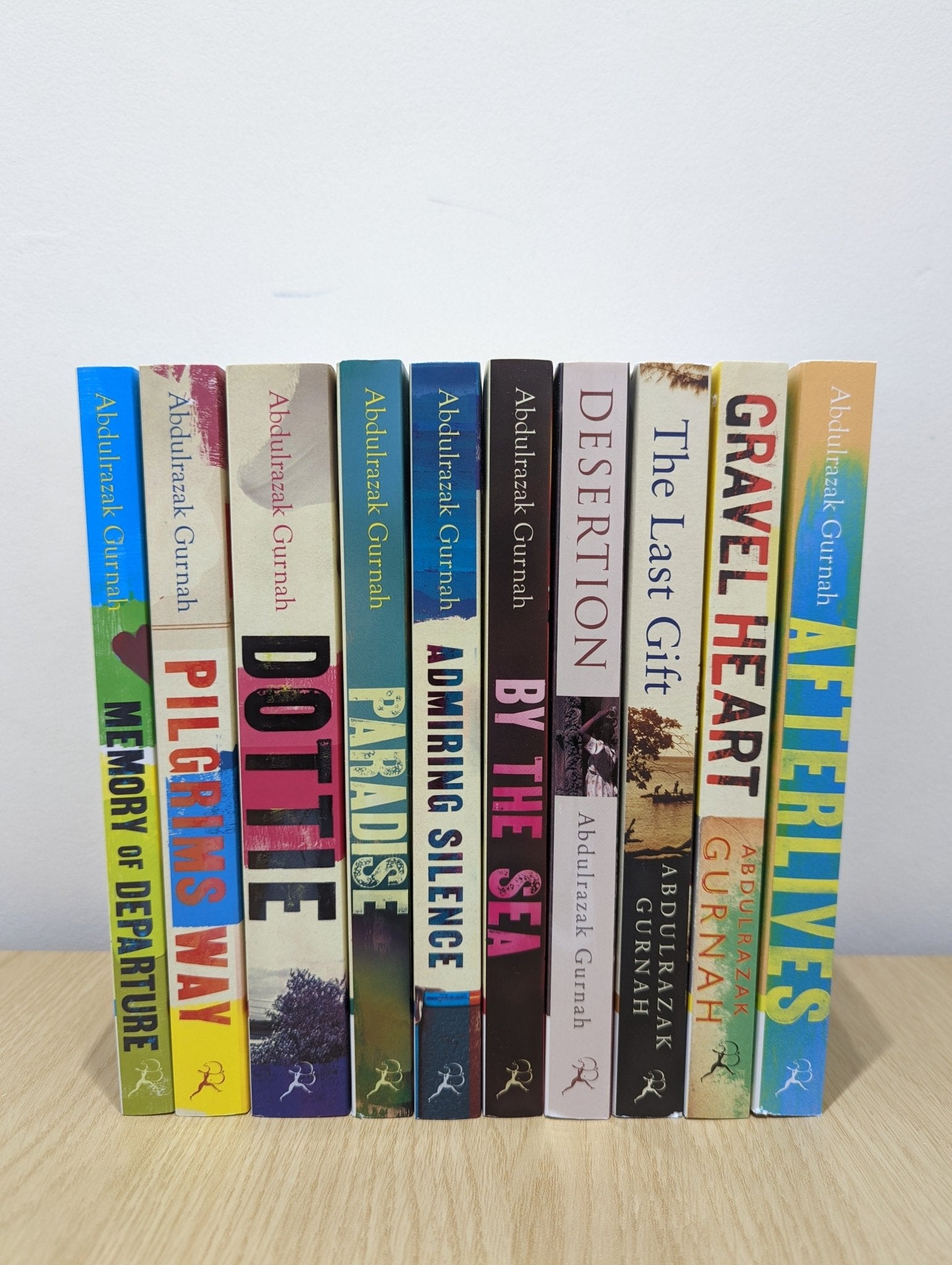 Memory of Departure, Pilgrims Way, Dottie, Paradise, Admiring Silence, By the Sea, Desertion, The Last Gift, Gravel Heart, Afterlives by Abdulrazak Gurnah - Fialta Books