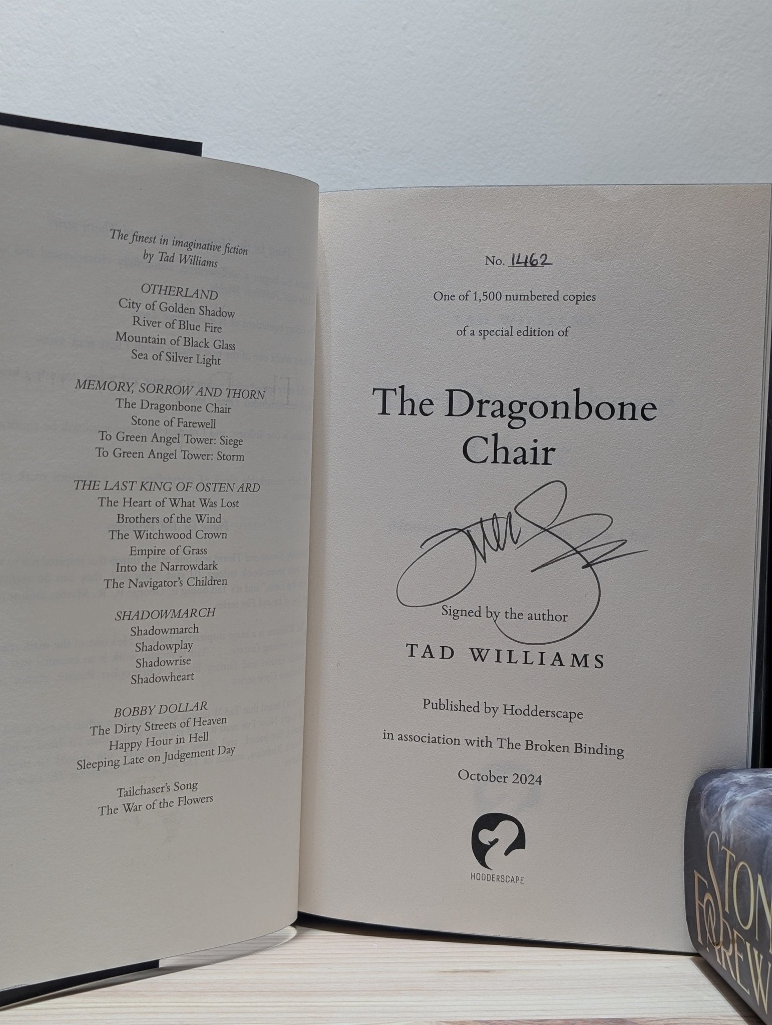 Memory, Sorrow, and Thorn Series by Tad Williams (Signed with sprayed edges) - Fialta Books