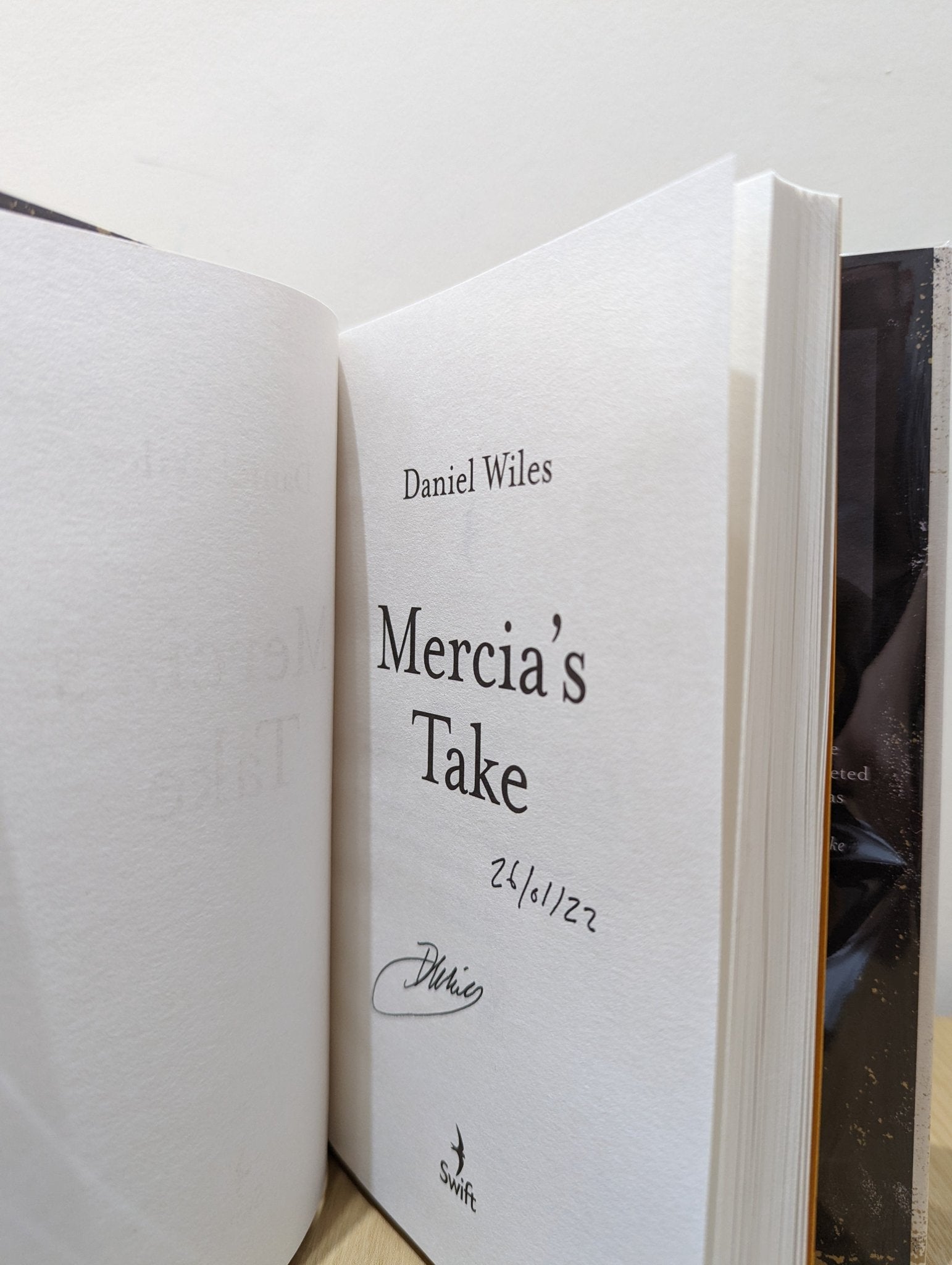 Mercia's Take by Daniel Wiles (Signed First Edition) - Fialta Books