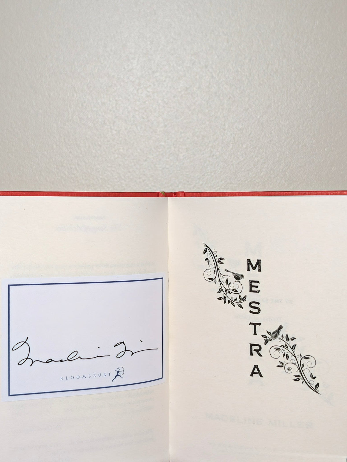 Mestra by Madeline Miller (Signed Edition) - Fialta Books