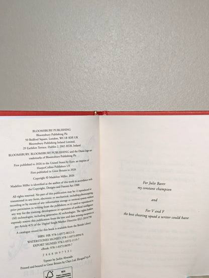 Mestra by Madeline Miller (Signed First Edition) - Fialta Books