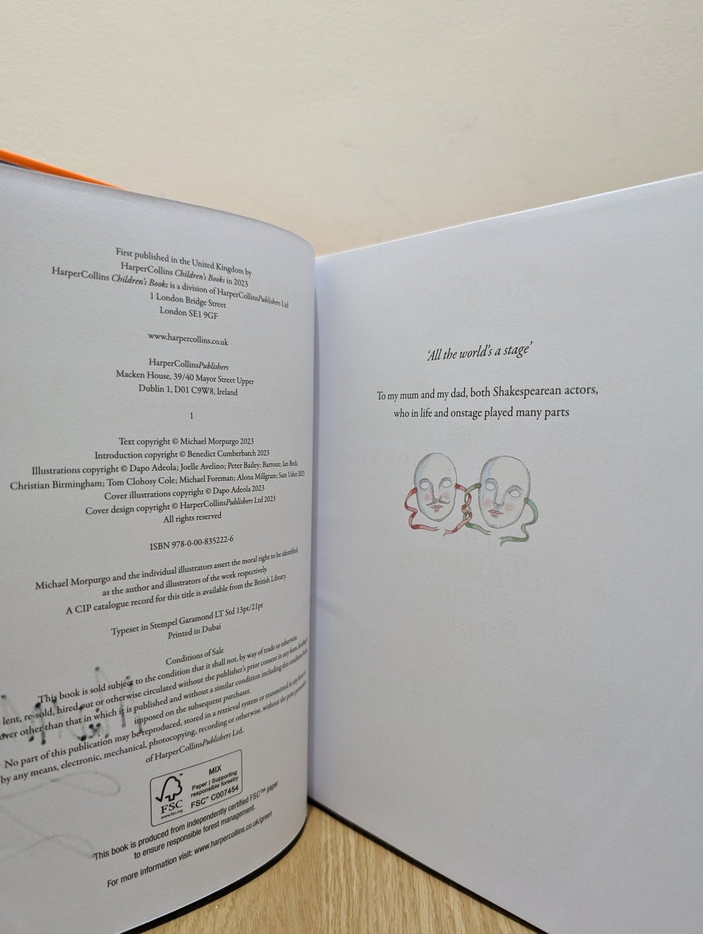 Michael Morpurgo's Tales from Shakespeare by Michael Morpurgo (Signed First Edition) - Fialta Books