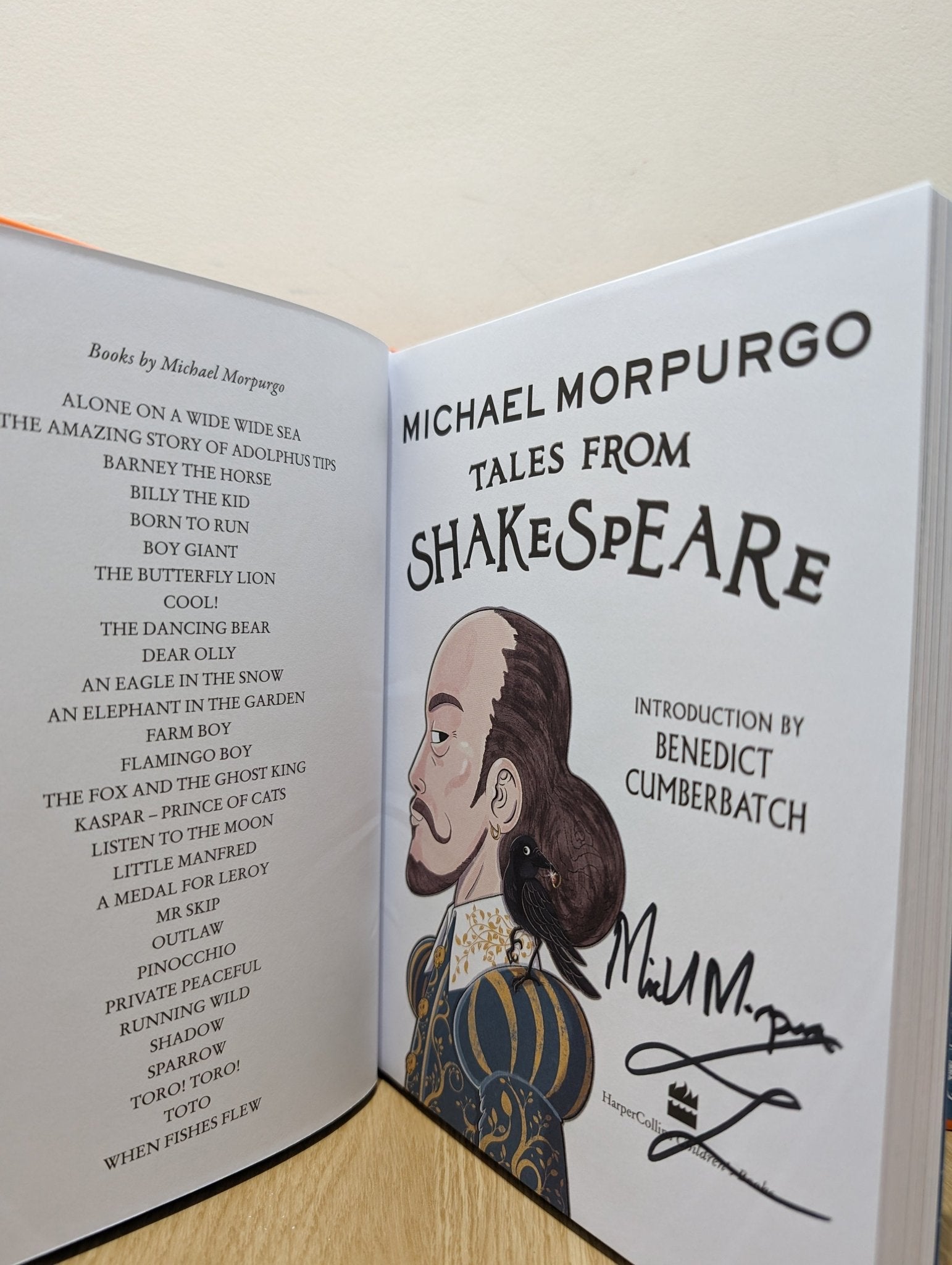 Michael Morpurgo's Tales from Shakespeare by Michael Morpurgo (Signed First Edition) - Fialta Books