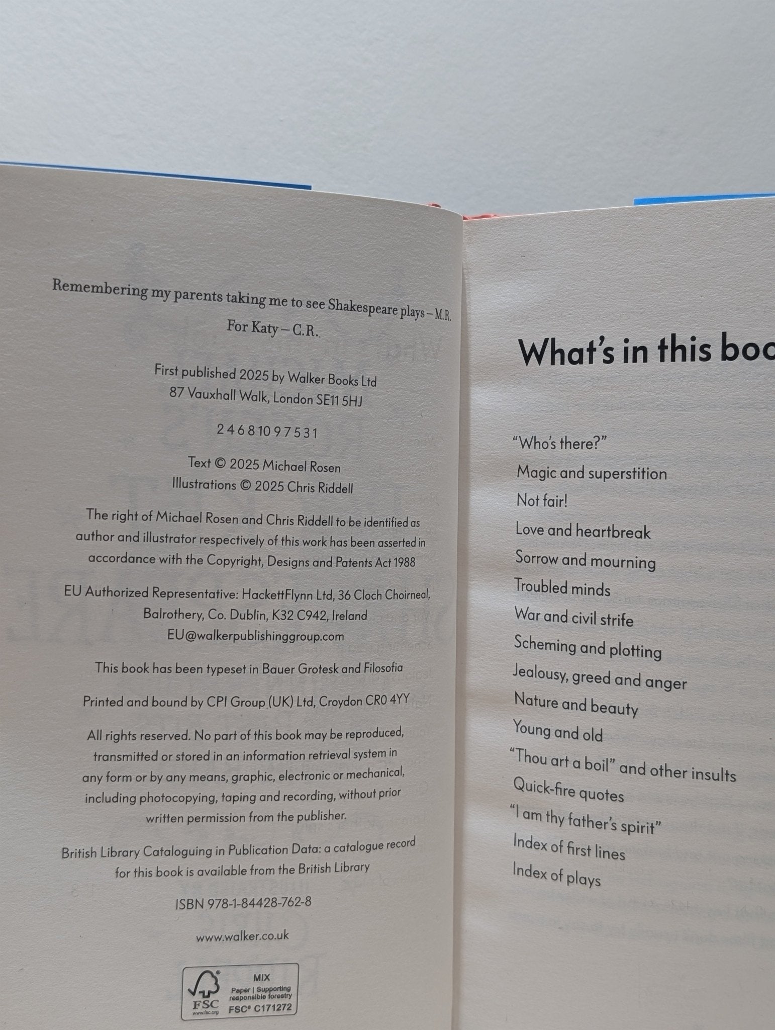 Michael Rosen's Pocket Shakespeare by Michael Rosen (Signed First Edition) - Fialta Books