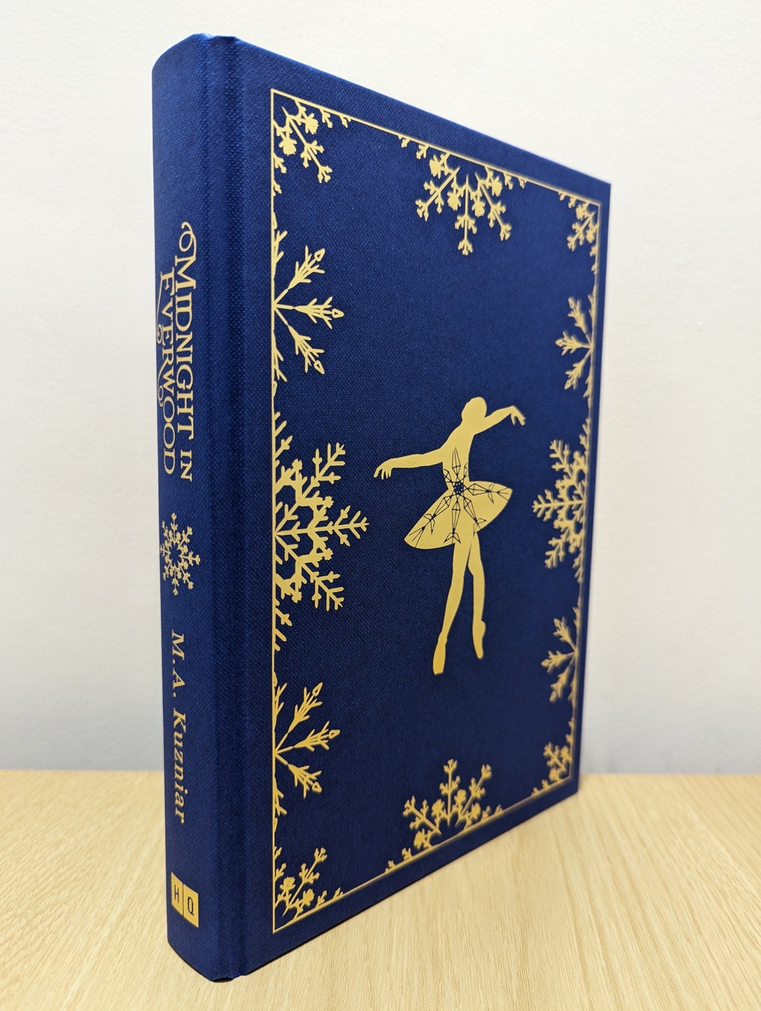 Midnight in Everwood by M.A. Kuzniar (Signed First Edition with gold ballerina cover) - Fialta Books