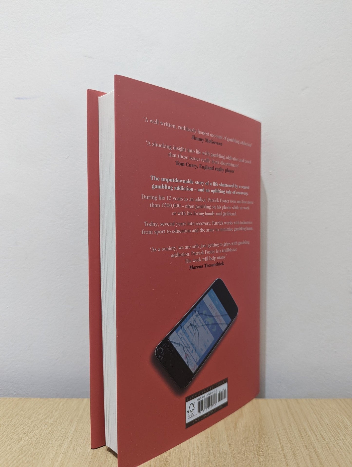 Might Bite: The Secret Life of a Gambling Addict by Patrick Foster (Signed First Edition) - Fialta Books
