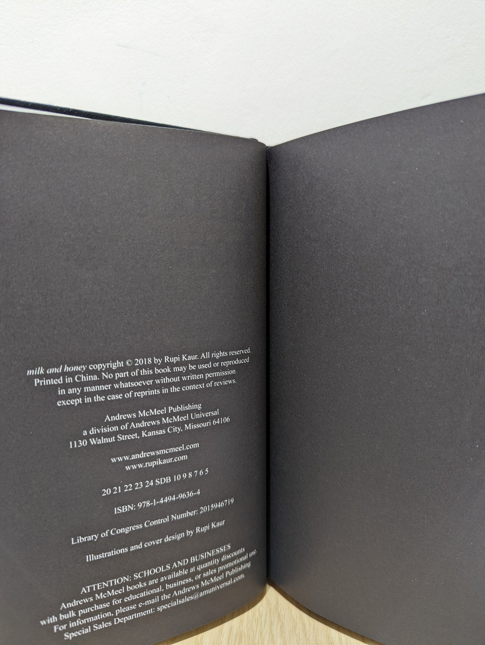 Milk and Honey by Rupi Kaur (Clothbound Hardcover Edition) - Fialta Books