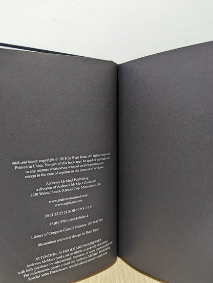 Milk and Honey by Rupi Kaur (Clothbound Hardcover Edition) - Fialta Books