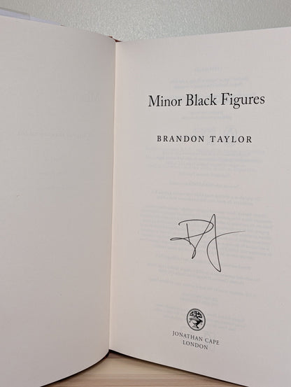Minor Black Figures by Brandon Taylor (Signed First Edition) - Fialta Books