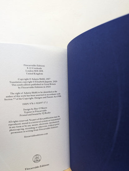 Minor Detail by Adania Shibli (Signed Dated Edition) - Fialta Books