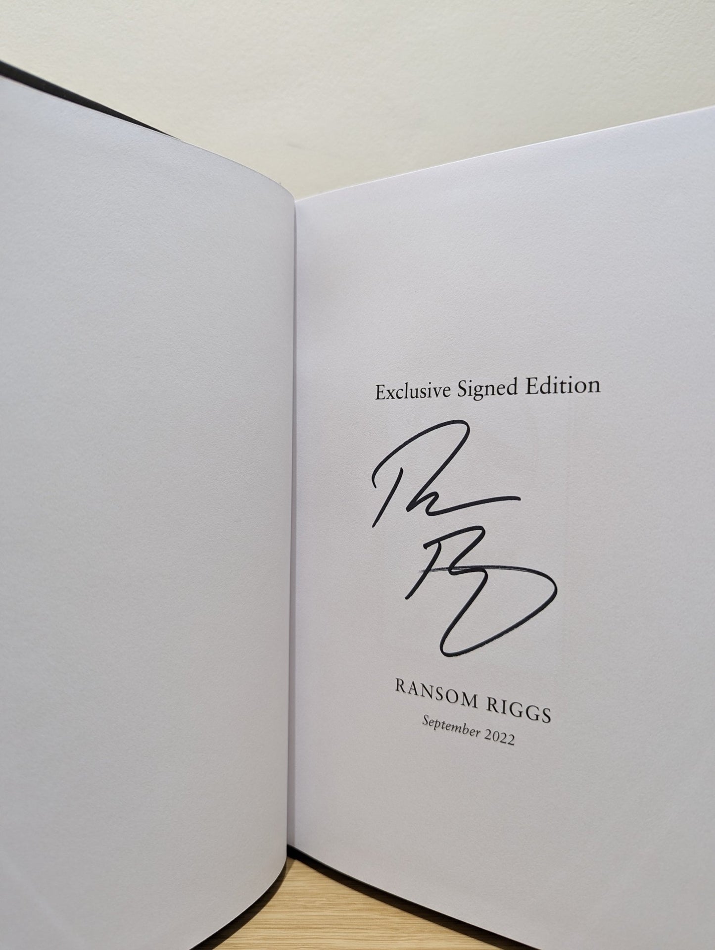 Miss Peregrine's Museum of Wonders by Ransom Riggs (Signed First Edition) - Fialta Books