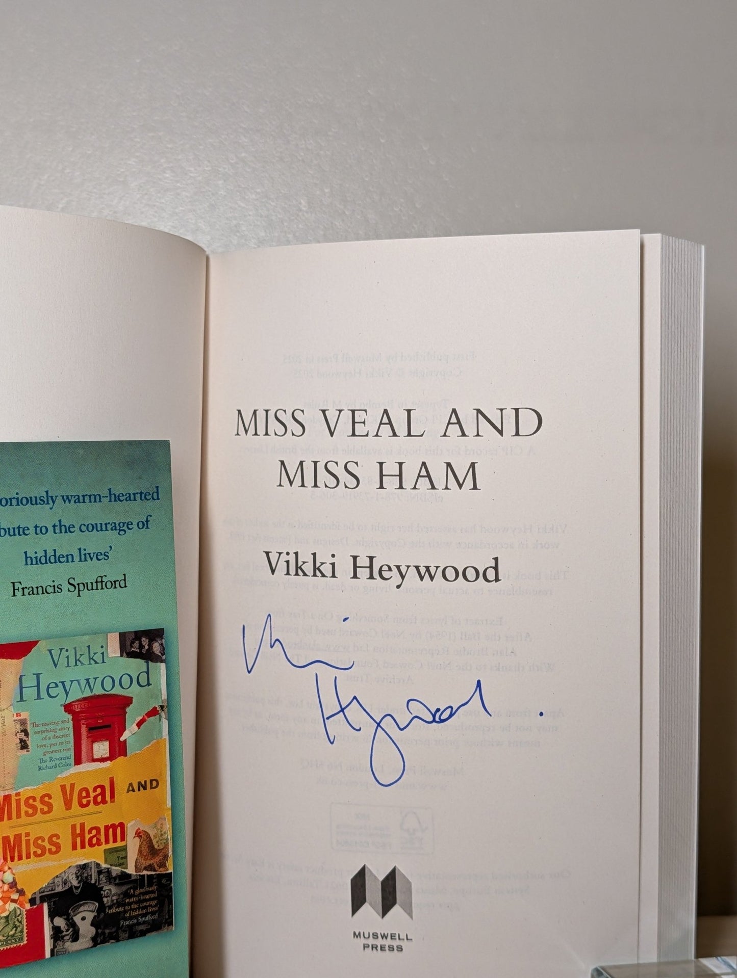 Miss Veal and Miss Ham by Vikki Heywood (Signed First Edition) - Fialta Books
