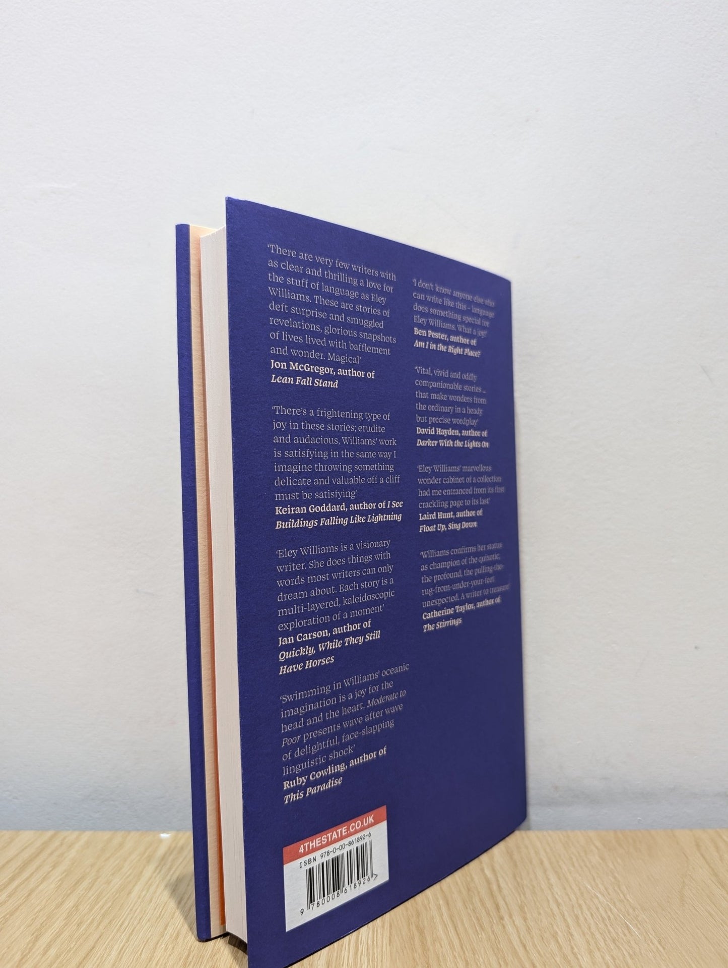 Moderate to Poor, Occasionally Good by Eley Williams (Signed First Edition) - Fialta Books