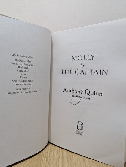 Molly & the Captain by Anthony Quinn (Signed First Edition) - Fialta Books