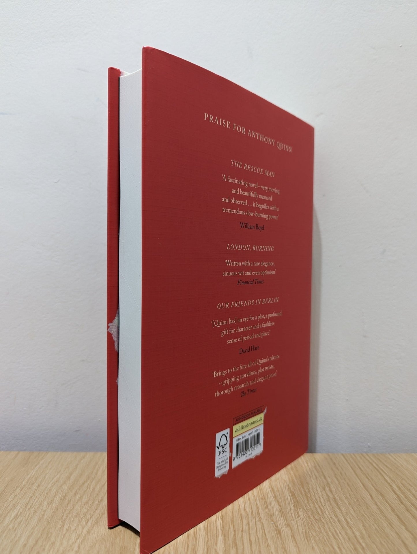 Molly & the Captain by Anthony Quinn (Signed First Edition) - Fialta Books